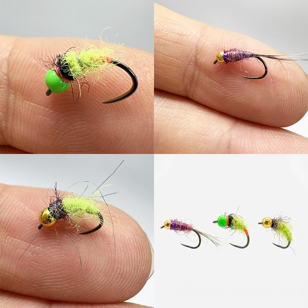 6/12Pcs Mixed Wet Nymph Fly Fi - Fishing Hook Assortment review and price