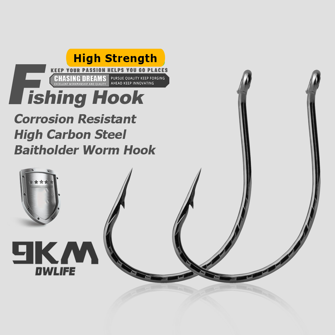 Drop Shot Hook Bass Fishing Ho - Fishing Hook Barbless review and price