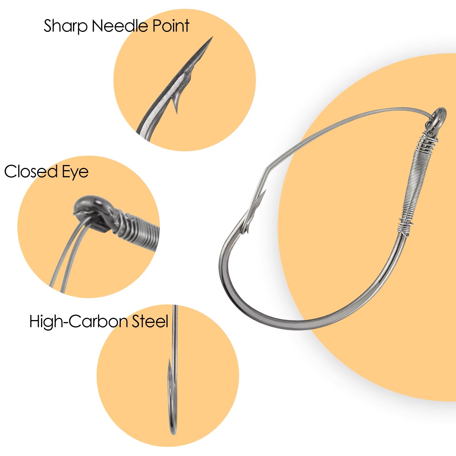 FishTrip Weedless Wacky Rig Ho - Fishing Hook Weedless review and price
