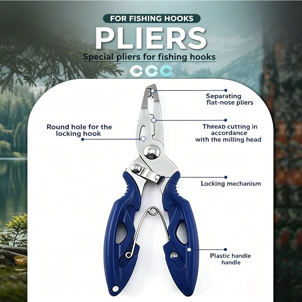 1/2pcs Fishing Gripper and Pli - Fishing Hook Remover review and price