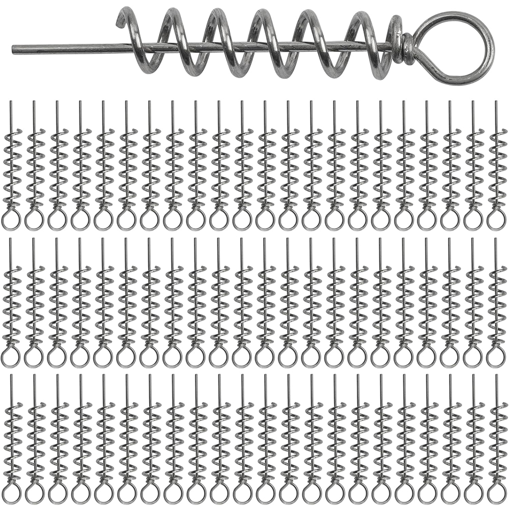 50Pcs Spring Twist Lock Fishin - Fishing Hook Box review and price