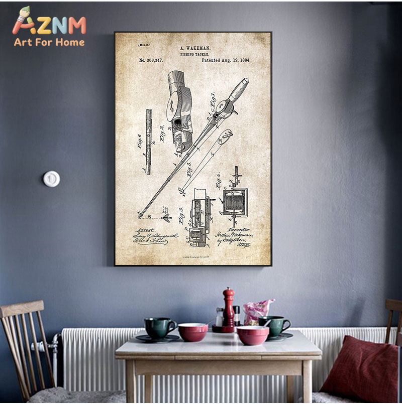 AZNM Vintage Fishing Patent Ca - Fishing Hook review and price