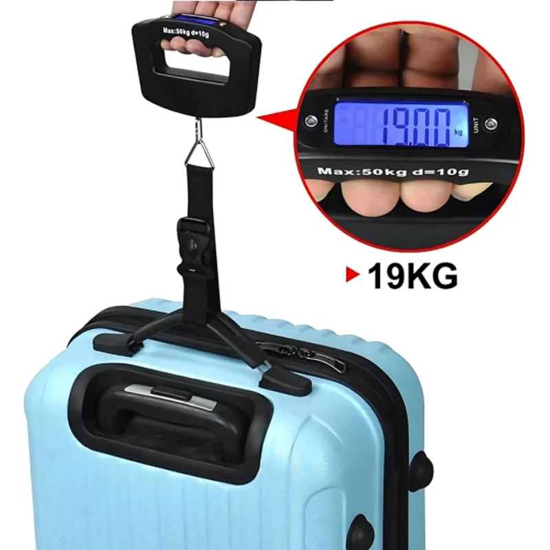 50kg/10g Travel Luggage Scale  - Fishing Hook review and price