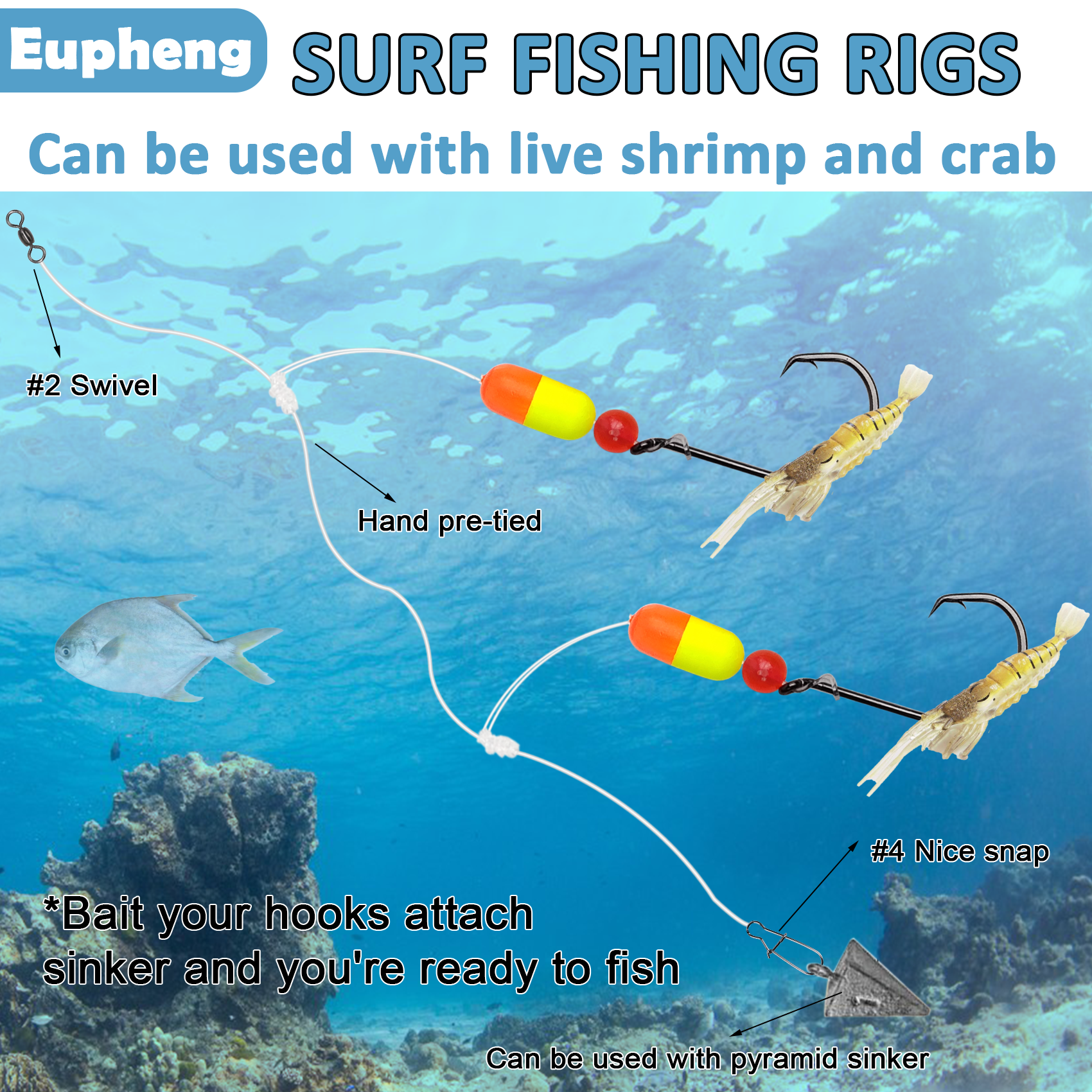 Aventik Pompano Rig Fishing Sa - Fishing Hook Circle review and price
