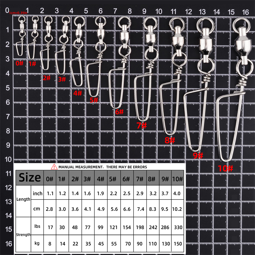 50pcs Fishing Ball Bearing Swi - Fishing Hook Box review and price
