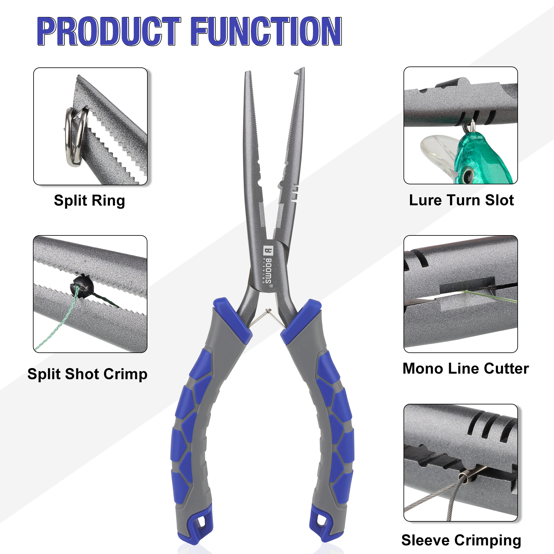Booms Fishing 23cm Pliers and  - Fishing Hook Sharpener review and price