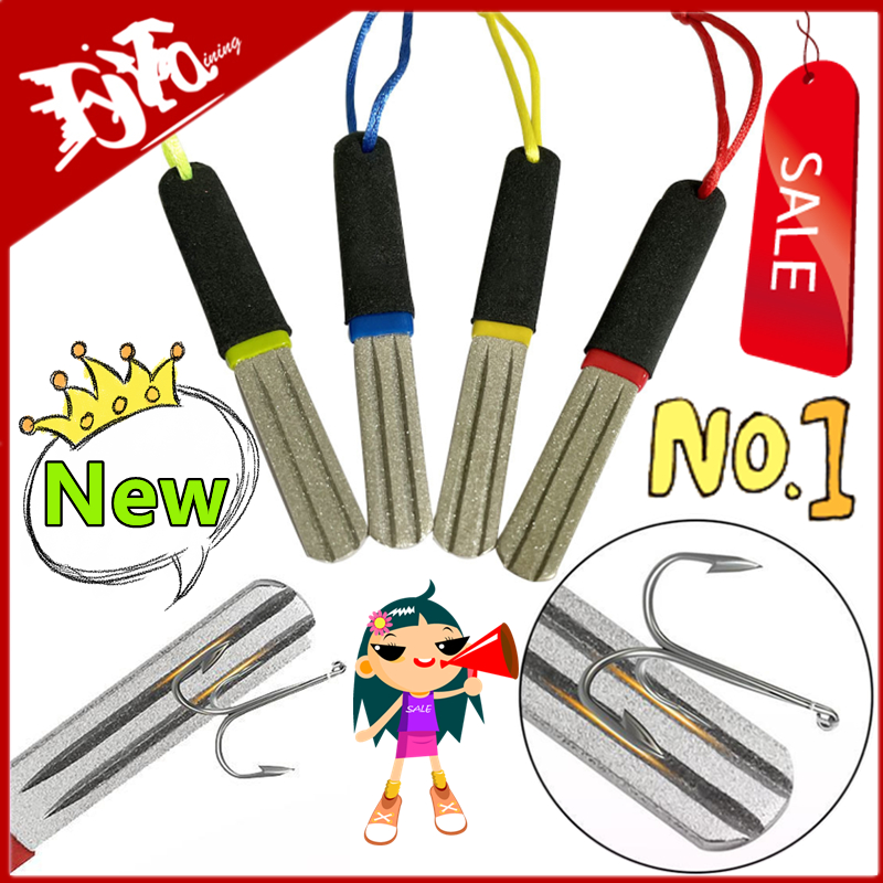 4 Colors Portable Outdoor Doub - Fishing Hook Sharpener review and price