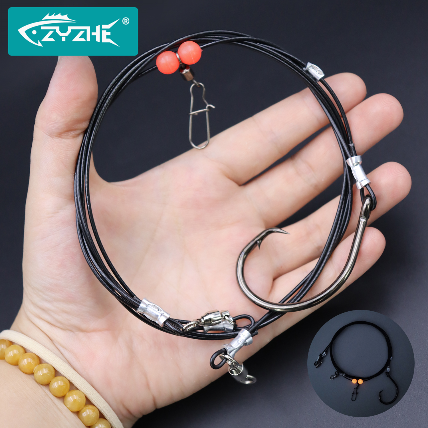 ZYZHE 1pc Sea Fishing Rigs Wit - Fishing Hook Circle review and price
