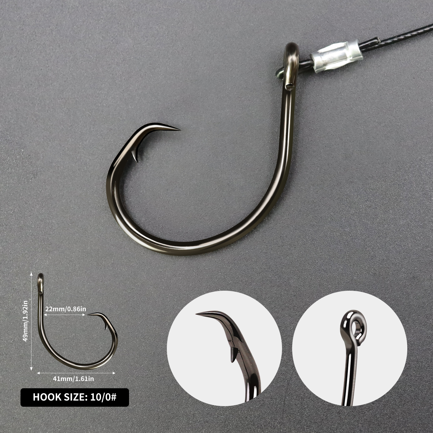 ZYZHE 1pc Sea Fishing Rigs Wit - Fishing Hook Circle review and price